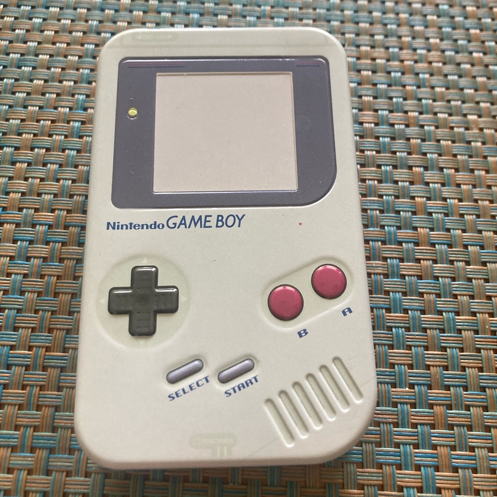 Nintendo Gameboy metal tin- opened no candy but clean.
